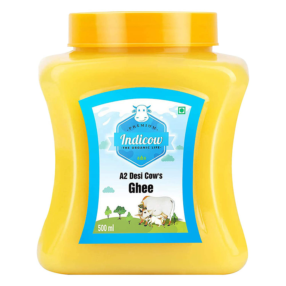 Indicow Organic A2 Cow Desi Ghee 500g