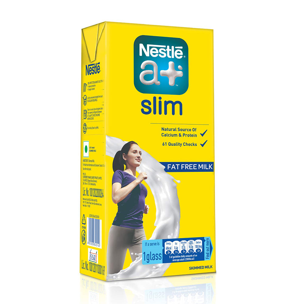 Nestle A+ Slim Skimmed Milk 1Ltr